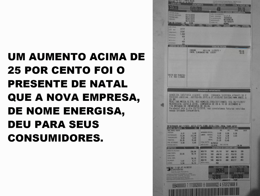 ENERGIA: BEM FEITO OS 25,34% - POR PROFESSOR NAZARENO* - News Rondônia