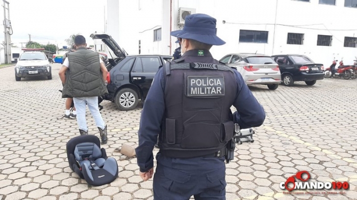 EM JI-PARANÁ, PM PRENDE TRÊS SUSPEITO DE VILHENA TRANSPORTANDO 3 KG DE PASTA BASE - News Rondônia