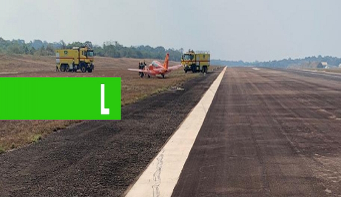 APÓS MANUTENÇÃO DE ROTINA, PNEU DE AVIÃO DO CORPO DE BOMBEIROS ESTOURA DURANTE POUSO EM PORTO VELHO - News Rondônia