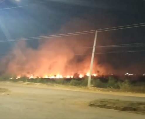 DENÚNCIA - Terreno próximo ao Cemetron é incendiado de forma criminosa, afirma internautas - News Rondônia