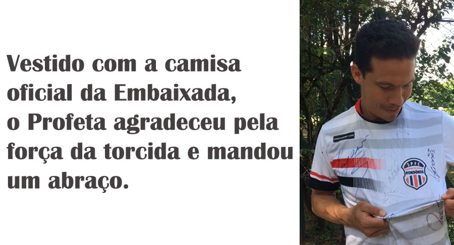 PROFETA, ANTONY E TORÓ AGRADECEM O APOIO DA EMBAIXADA SÃO PAULINA RONDÔNIA ANTES DA FINAL DO PAULISTÃO 2019 - News Rondônia