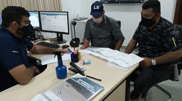 DNIT apresenta projeto de reestruturação da entrada de Nova Califórnia para equipe do vereador Marcio Pacele - News Rondônia