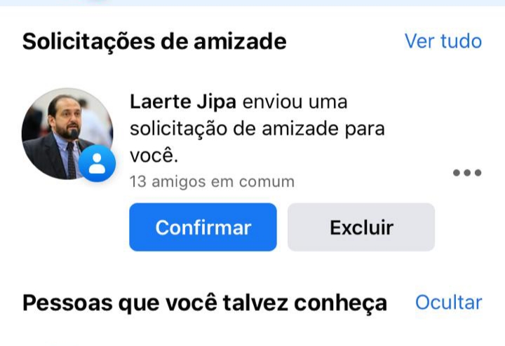 PERFIL FAKE NEWS DO PRESIDENTE LAERTE GOMES É CRIADO NO FACEBOOK - News Rondônia