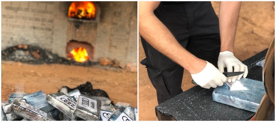 Polícia Federal incinera mais de 500 Kg de cocaína apreendido na última quinta-feira (15) - News Rondônia