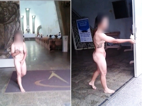 MULHER NUA INVADE CULTO, CANTA 50 REAIS E REVOLTA FIÉIS - News Rondônia