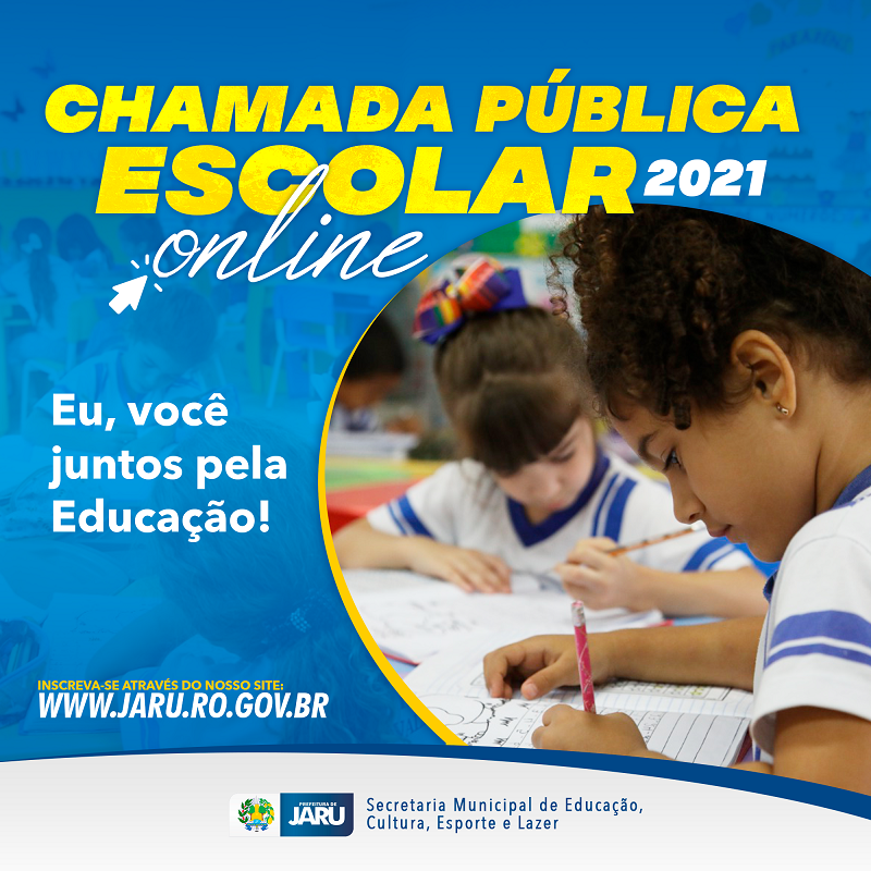 Prefeitura de Jaru inicia chamada escolar online para no ano letivo de 2021 - News Rondônia