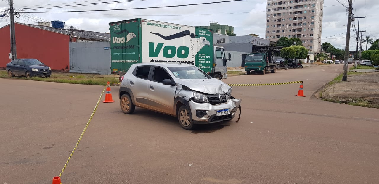 O TRANSITO NOSSO DE CADA DIA: Acidente na Rua Alexandre Guimarães - News Rondônia
