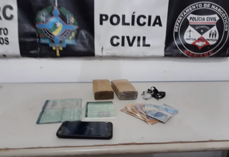 REINCIDENTE É PRESO POR TRÁFICO DE DROGAS - News Rondônia