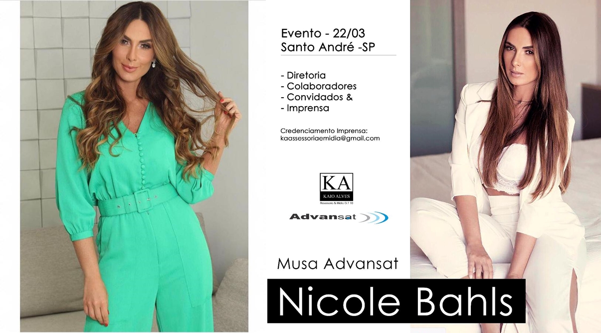 NO DIA 22/03 A ARTISTA NICOLE BAHLS PASSA A SER MUSA ADVANSAT - News Rondônia