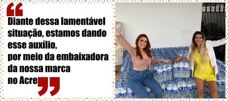 Grupo Dydyo faz doação de Águas KAIARY para vítimas de cheia no Acre - News Rondônia
