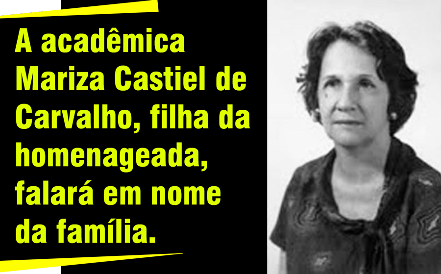 CENTENÁRIO DE MARISE CASTIEL SERÁ COMEMORADO SEGUNDA-FEIRA (05) - News Rondônia