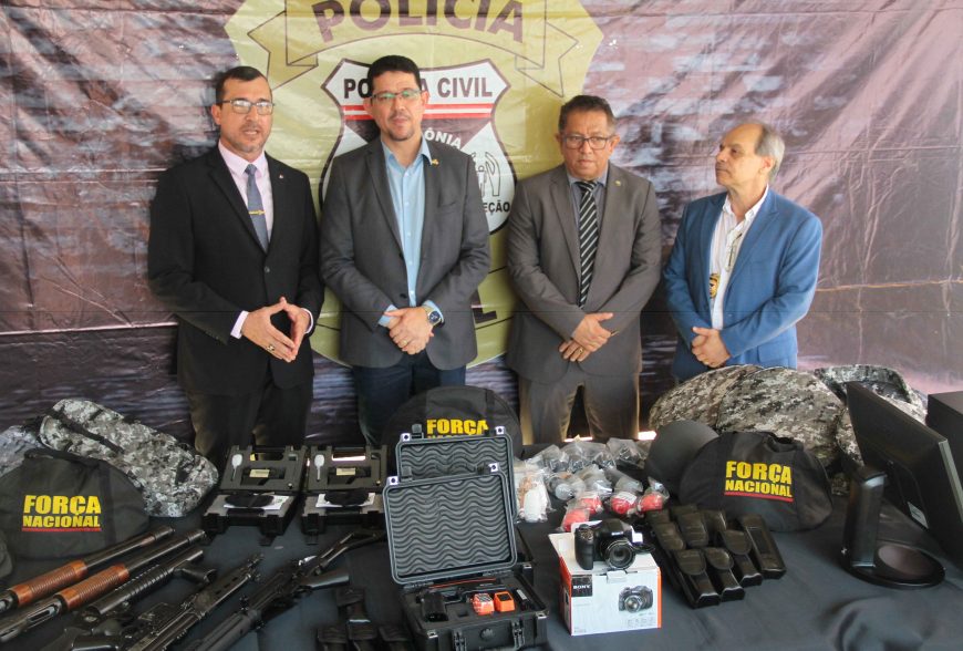 RONDÔNIA REFORÇA SEGURANÇA PÚBLICA COM ENTREGA DE EQUIPAMENTOS, ARMAMENTOS E VEÍCULOS PARA A POLÍCIA CIVIL - News Rondônia