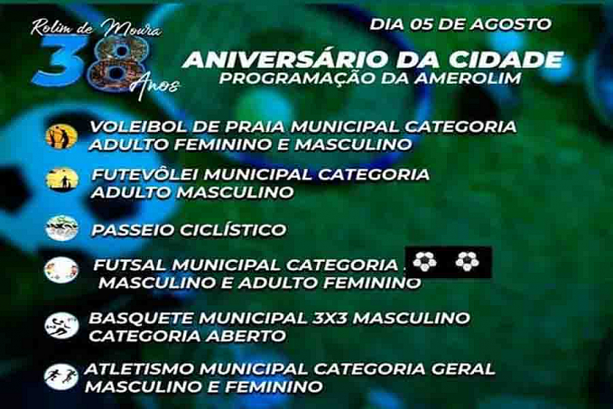 Abertas inscrições para Circuito Esportivo em Rolim de Moura - News Rondônia