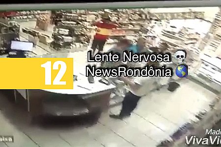 SUSPEITO É DETIDO POR POPULARES APÓS FINGIR ESTAR ARMADO DURANTE ASSALTO EM FARMÁCIA  VEJA O VÍDEO - News Rondônia