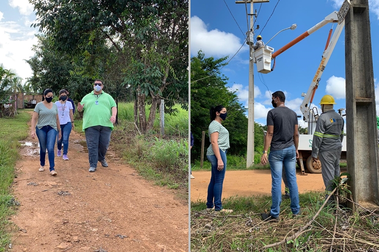 EMDUR ATENDE SOLICITAÇÃO DE CRISTIANE LOPES E ILUMINA LINHA SÃO PEDRO - News Rondônia