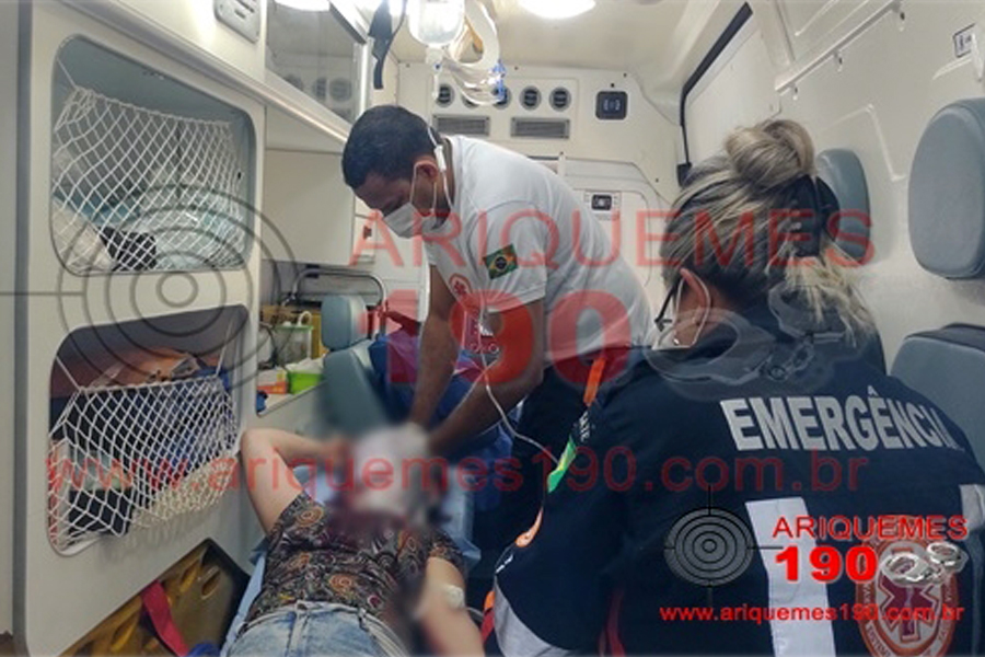 Motociclista quase perde o nariz após ser atingida por linha com Cerol no Zona Sul - News Rondônia