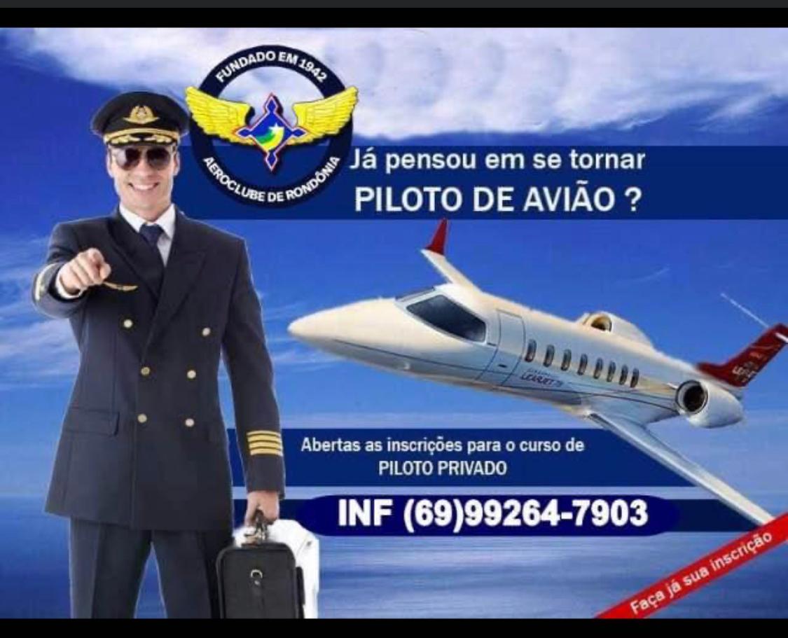 Aeroclube de Rondônia abre inscrições para nova turma no Curso de Piloto Privado de Avião - News Rondônia