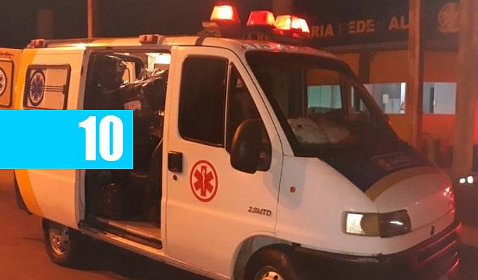 PRF aborda ambulância com sirene ligada e descobre que 'paciente' era 1,5 tonelada de maconha - News Rondônia