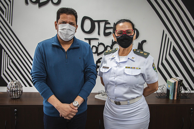 Deputado Jair Montes recebe tenente-coronel para discutir melhorias no núcleo de assistência em saúde da polícia militar em Guajará-mirim - News Rondônia