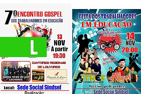 SINTERO PROMOVE O 7º FESTIVAL GOSPEL E A TRADICIONAL CONFRATERNIZAÇÃO ANUAL DOS TRABALHADORES EM EDUCAÇÃO COM SORTEIO DE UMA MOTO - News Rondônia