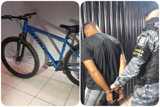 Suspeito é preso após roubo de bicicleta na zona sul da capital - News Rondônia