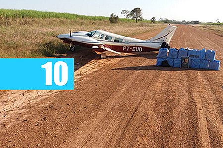AVIÃO COM 420 QUILOS DE COCAÍNA QUE IRIA PARA EUROPA É APREENDIDO EM MATO GROSSO - News Rondônia