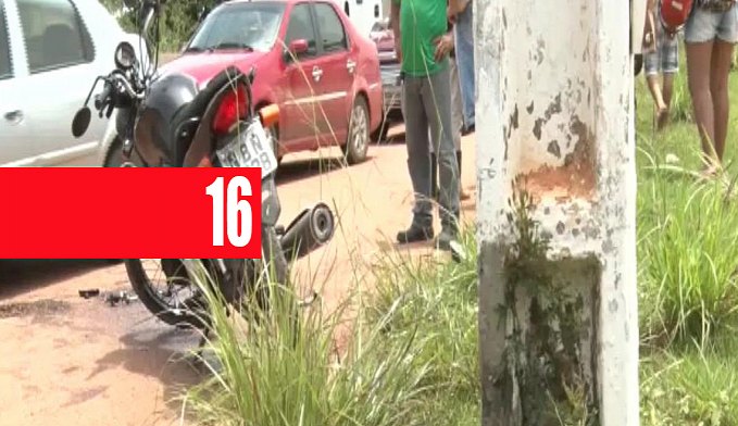 SOLDADO DO EXÉRCITO PASSA DIRETO EM CURVA E FICA GRAVEMENTE FERIDO AO COLIDIR EM POSTE - News Rondônia