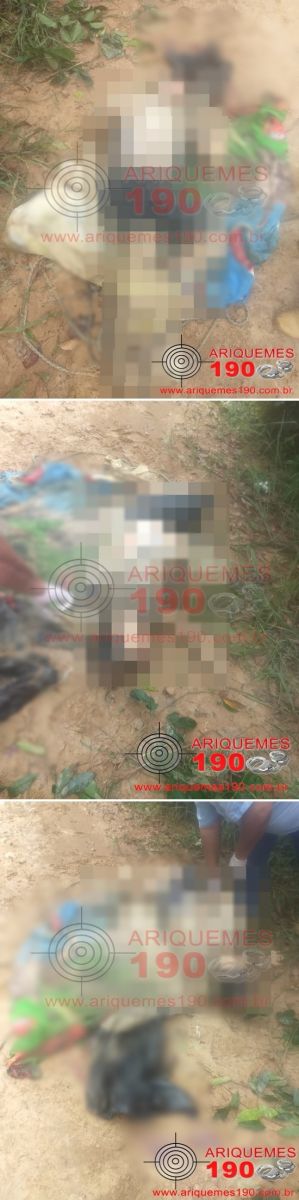 IMAGENS FORTES - Corpo de homem é encontrado com tiro na testa e amarrado com corda em Rondônia - News Rondônia