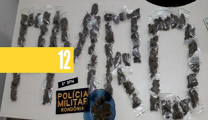JARU: PM APRENDE 74 PAPELOTES DE MACONHA, ACUSADOS REVELAM QUE A DROGA FOI ADQUIRIDA PELO FACEBOOK - News Rondônia