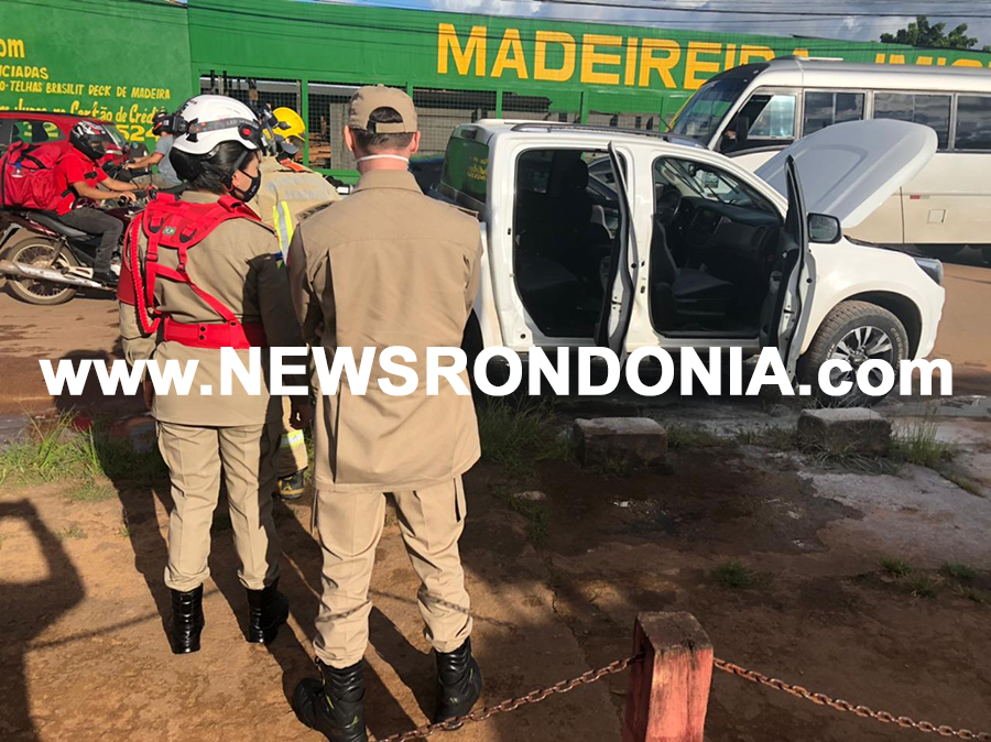 URGENTE: Caminhonete tem princípio de incêndio na capital e bombeiros são acionados - News Rondônia