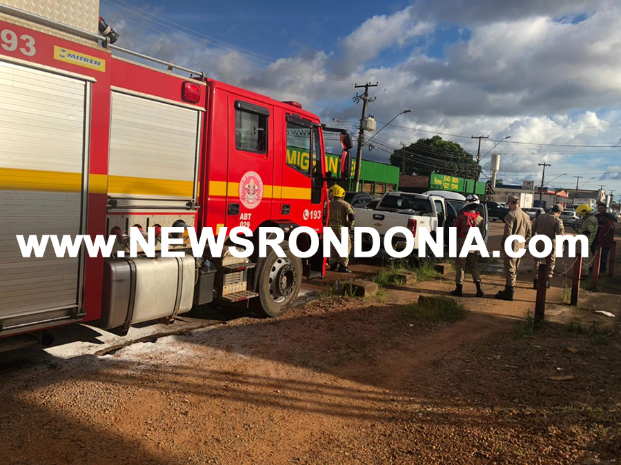 URGENTE: Caminhonete tem princípio de incêndio na capital e bombeiros são acionados - News Rondônia