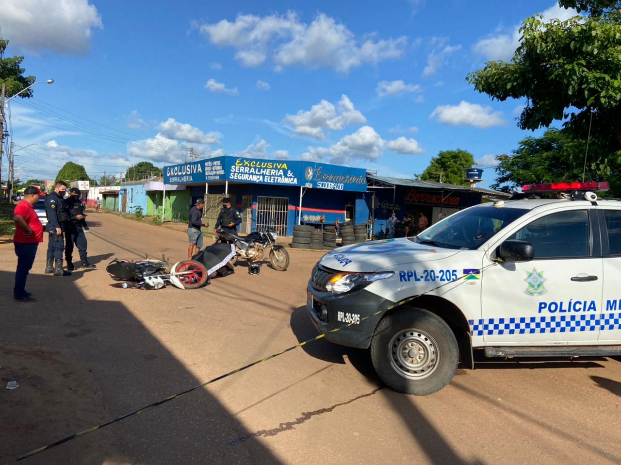 IMPRUDÊNCIA: Colisão entre motos na zona sul deixa três vítimas lesionadas - News Rondônia