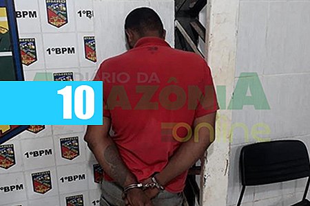 HOMEM É PRESO AO SER FLAGRADO FURTANDO DUAS CAIXAS DÁGUA - News Rondônia