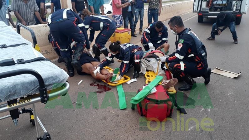 MOTOCICLISTA CAUSA ACIDENTE NA BR-364 AO TENTAR PEGAR ATALHO - News Rondônia