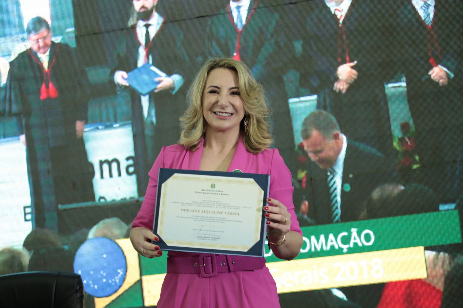 JAQUELINE CASSOL É DIPLOMADA COMO DEPUTADA FEDERAL DE RONDÔNIA - News Rondônia