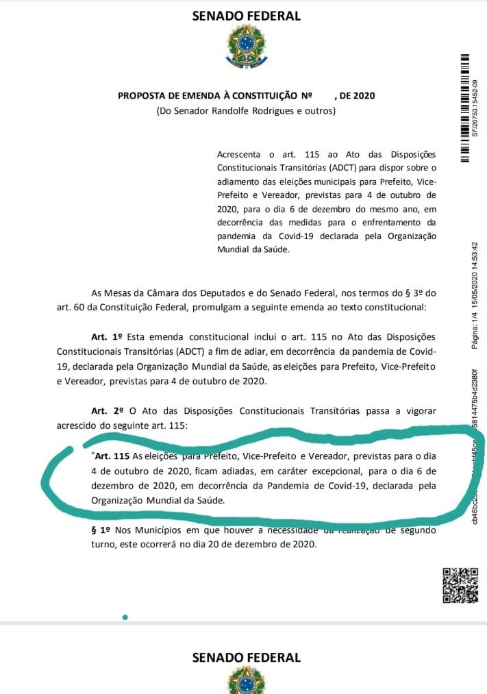 ELEIÇÕES 2020 SERÁ NOS DIAS 06 E 20 DE DEZEMBRO/2020 - News Rondônia