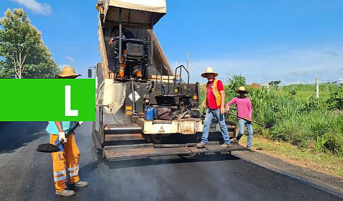 MASSA ASFÁLTICA - Governo conclui serviços de recuperação da rodovia 383, entre o trevo da RO-490 e o município de Alta Floresta dOeste - News Rondônia