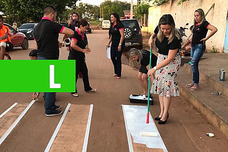 VÍDEO DE VEREADORA PINTANDO FAIXA DE PEDESTRE VIRALIZA NAS REDES SOCIAIS - News Rondônia