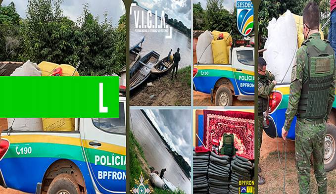 Mais uma ação do BPFRON faz apreensão de mercadorias na fronteira de Brasil e Bolívia - News Rondônia