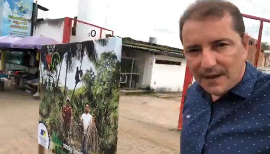 INTERNAUTAS CRITICAM HILDON SOBRE FURTO DE FLORES E COBRAM PROMESSAS DE CAMPANHA - News Rondônia
