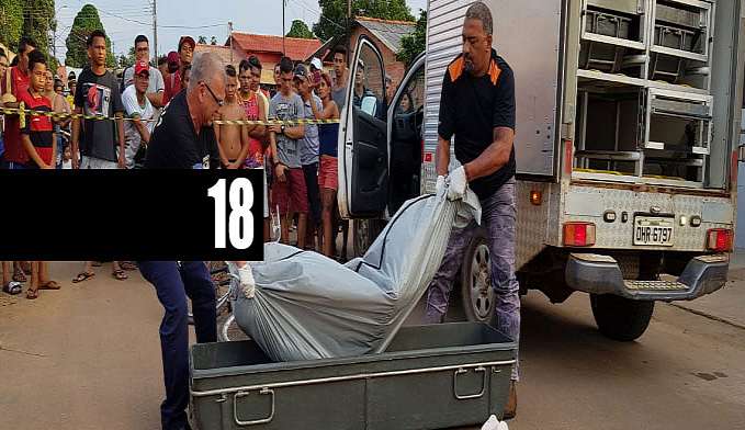 ATUALIZADA - CICLISTA É EXECUTADO COM TIROS NA CABEÇA NO BAIRRO CIDADE NOVA (VÍDEO) - News Rondônia