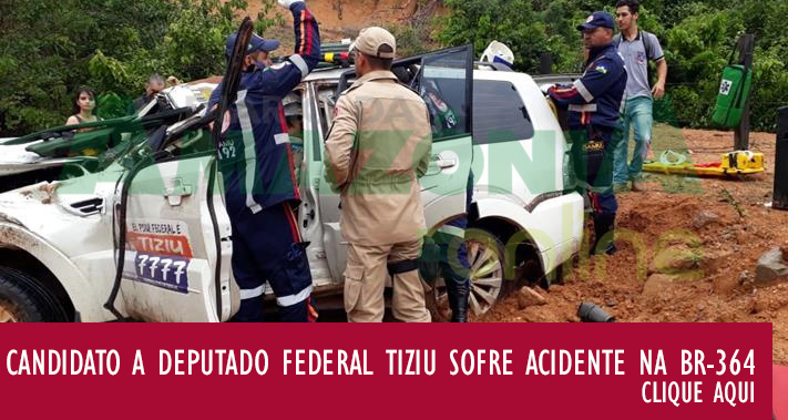 APÓS ACIDENTE GRAVE NA BR-364, CANDIDATO TIZIU GRAVA ÁUDIO E TRANQUILIZA FAMILIARES E AMIGOS - News Rondônia