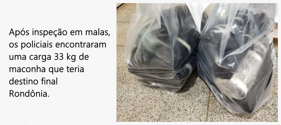 Mula do tráfico é presa no MT com 33 kg de maconha que seriam entregues em Pimenta Bueno - News Rondônia