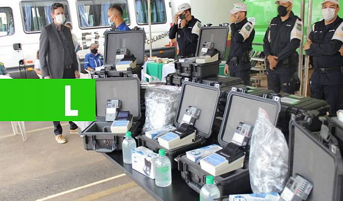 FISCALIZAÇÃO OSTENSIVA - Detran Rondônia repassa etilômetros para a Polícia Militar utilizar nas atividades de trânsito - News Rondônia