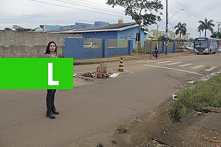 VEREADORA CRISTIANE LOPES ALERTA PARA PERIGO NA RUA JOÃO PAULO I - News Rondônia