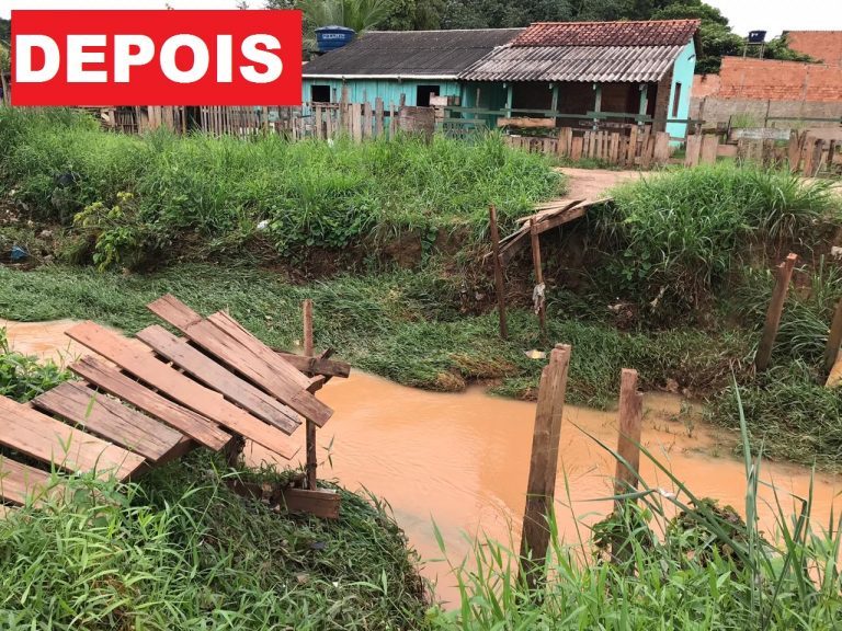 VEREADORA ADA DANTAS VISITA LOCAL ONDE PONTE QUEBROU E BUSCA INSTALAÇÃO DE PONTE METÁLICA - News Rondônia