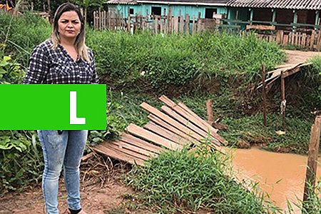 VEREADORA ADA DANTAS VISITA LOCAL ONDE PONTE QUEBROU E BUSCA INSTALAÇÃO DE PONTE METÁLICA - News Rondônia