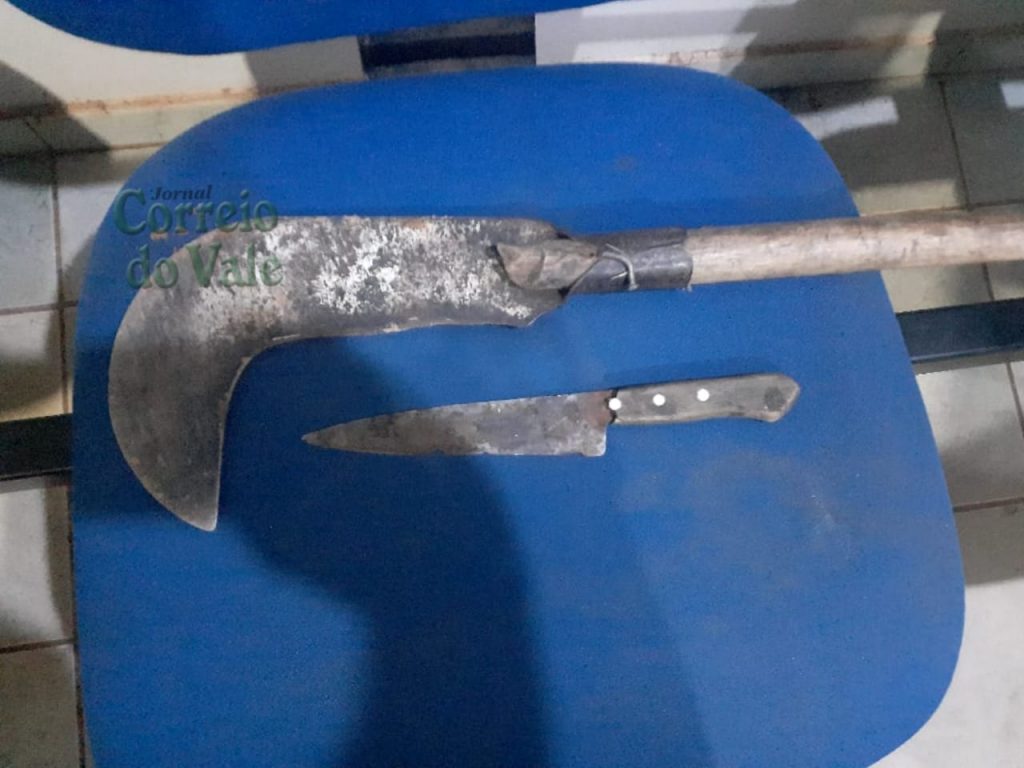 ENDIABRADO - Suspeito de aliciar crianças tenta matar policiais com golpes de foice - News Rondônia