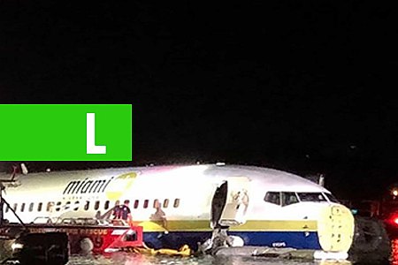 BOEING 737 SAI DA PISTA E CAI EM RIO NA FLÓRIDA - News Rondônia