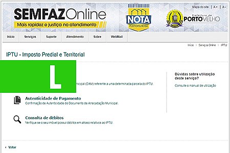 IPTU - CONTRIBUINTE QUE PAGAR O IMPOSTO INTEGRAL ATÉ 31 DE JANEIRO TERÁ 20% DE DESCONTO - News Rondônia